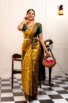 KT 130 Banarasi Soft Silk Saree Wholesale Clothing Suppliers In India